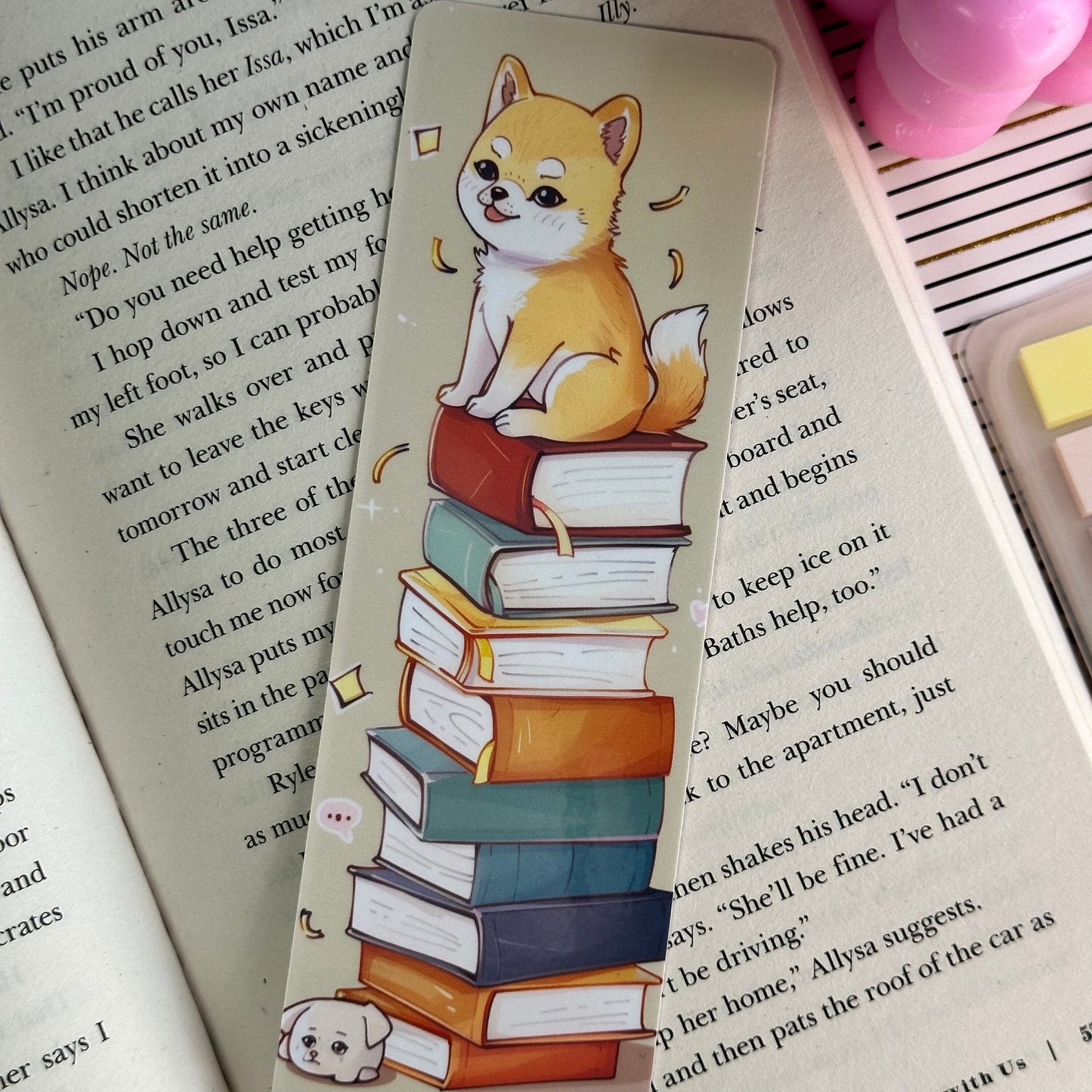 Cute Dog Bookmark | Puppy Bookmark | Stationary Gift | Cute Bookmark