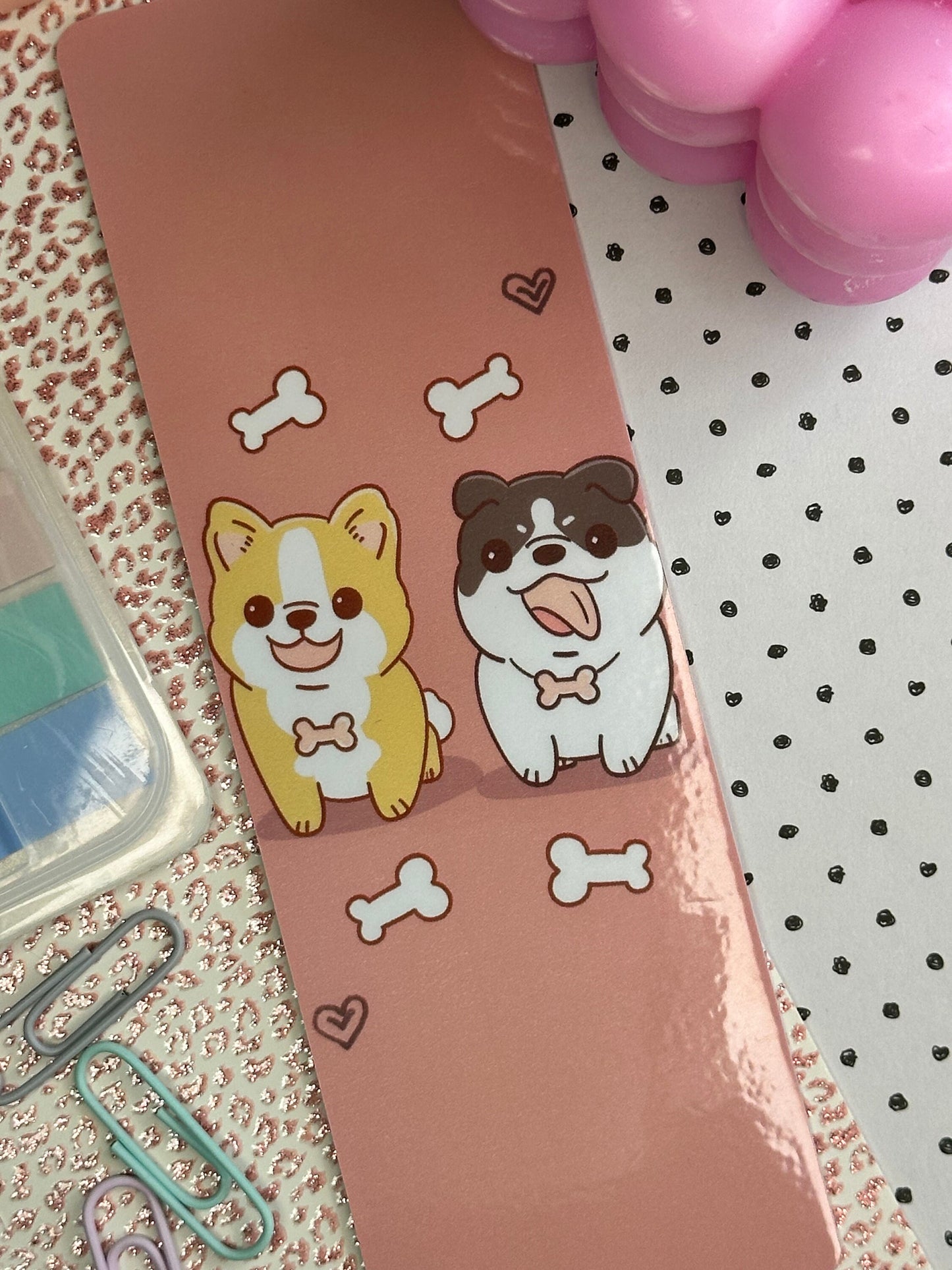 Cute Dog Bookmark | Puppy Bookmark | Stationary Gift | Cute Bookmark