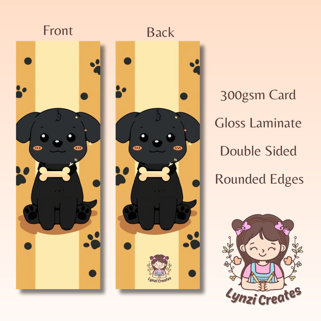 Cute Dog Bookmark | Puppy Bookmark | Stationary Gift | Cute Bookmark