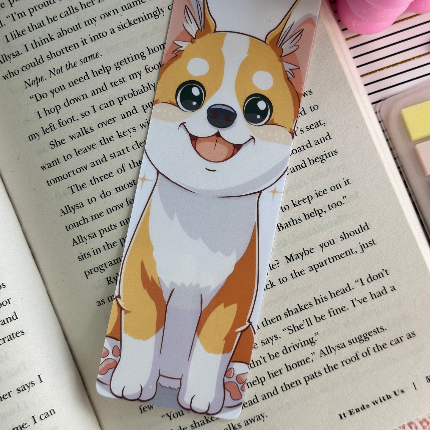 Cute Dog Bookmark | Puppy Bookmark | Stationary Gift | Cute Bookmark