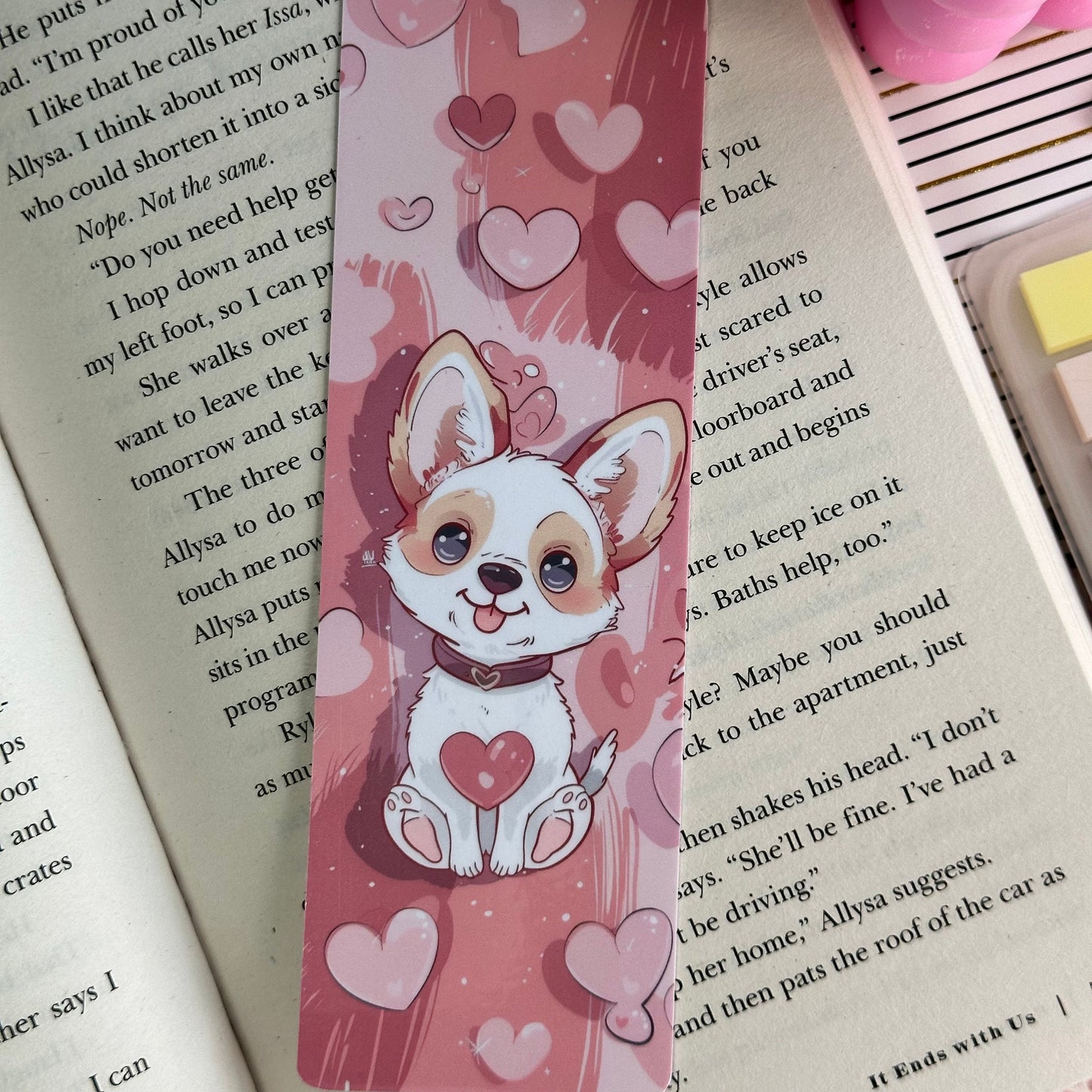 Cute Dog Bookmark | Puppy Bookmark | Stationary Gift | Cute Bookmark