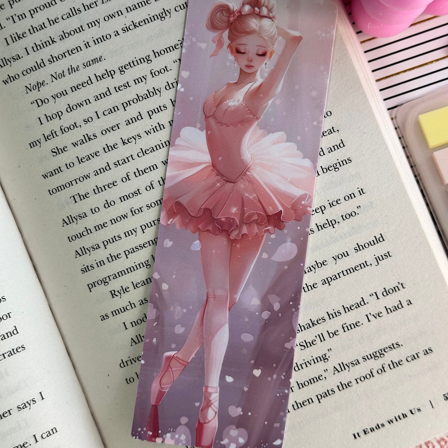 Ballerina Bookmark | Ballet Bookmark | Stationary Gift | Cute Bookmark | Cute Ballerina | Anime Bookmark