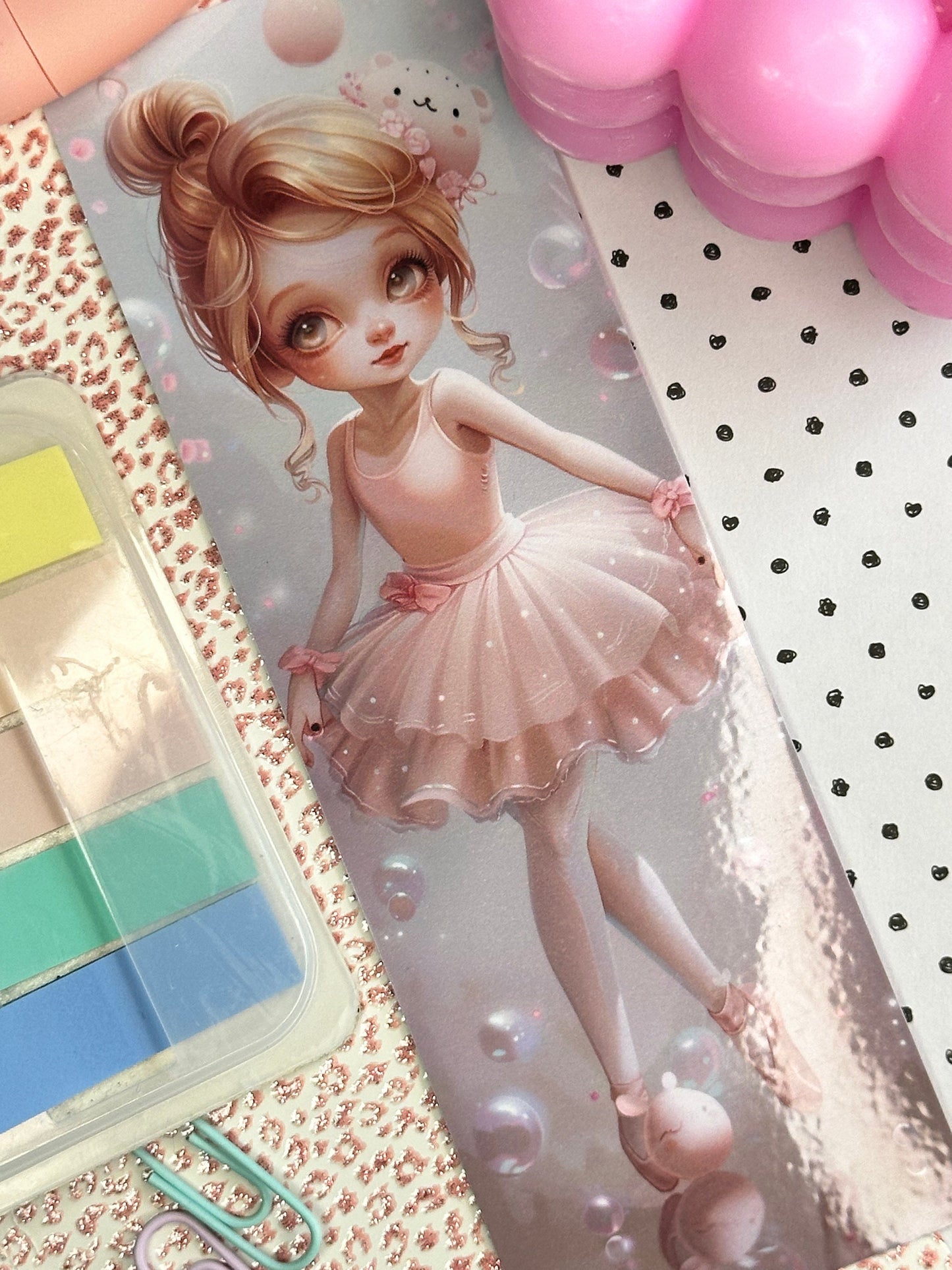 Ballerina Bookmark | Ballet Bookmark | Stationary Gift | Cute Bookmark | Cute Ballerina | Anime Bookmark