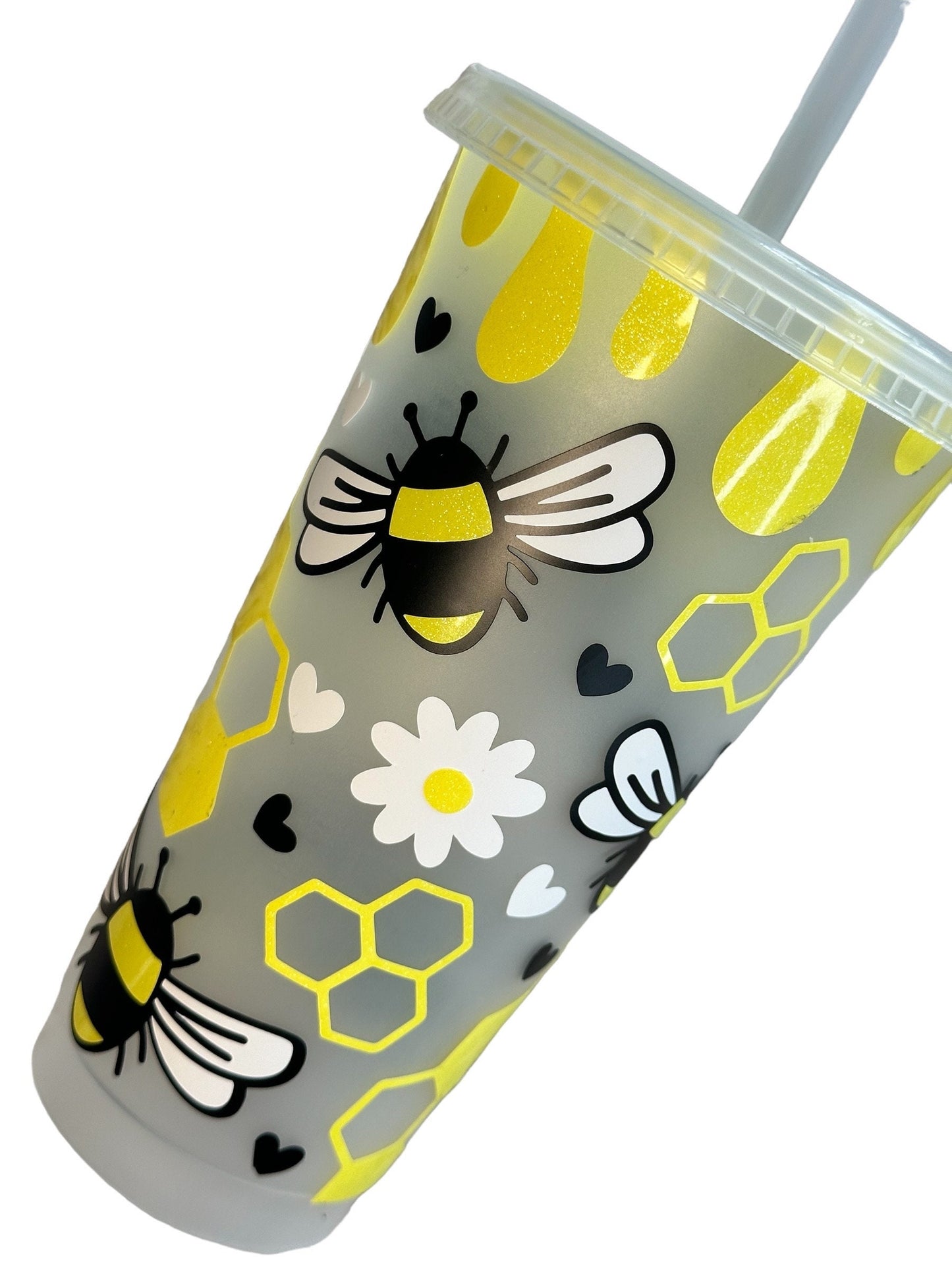 Honey Bee Reusable Cold Cup