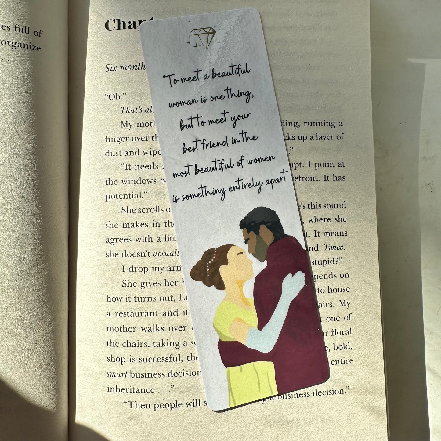 Bridgerton Bookmark - Daphne and Simon