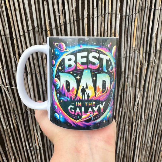 Best Dad in Galaxy Mug