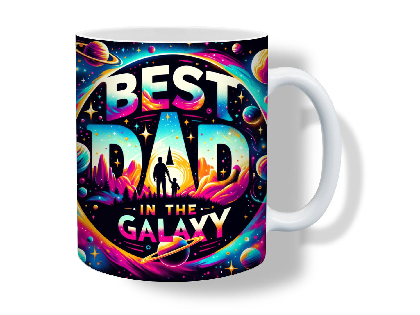 Best Dad in Galaxy Mug