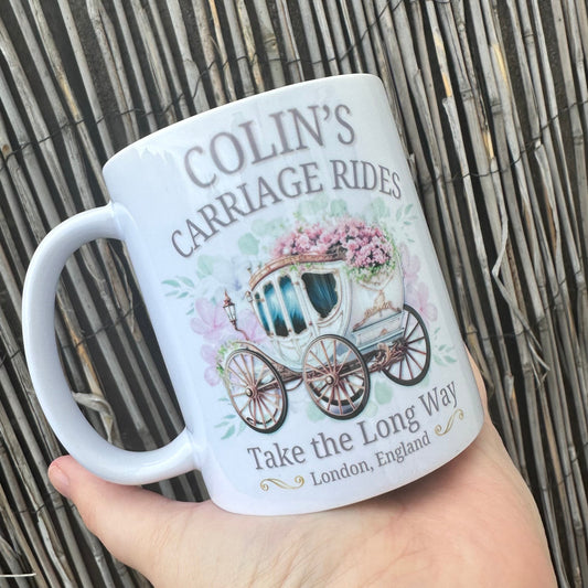 Colins Carriage Rides Bridgerton Mug