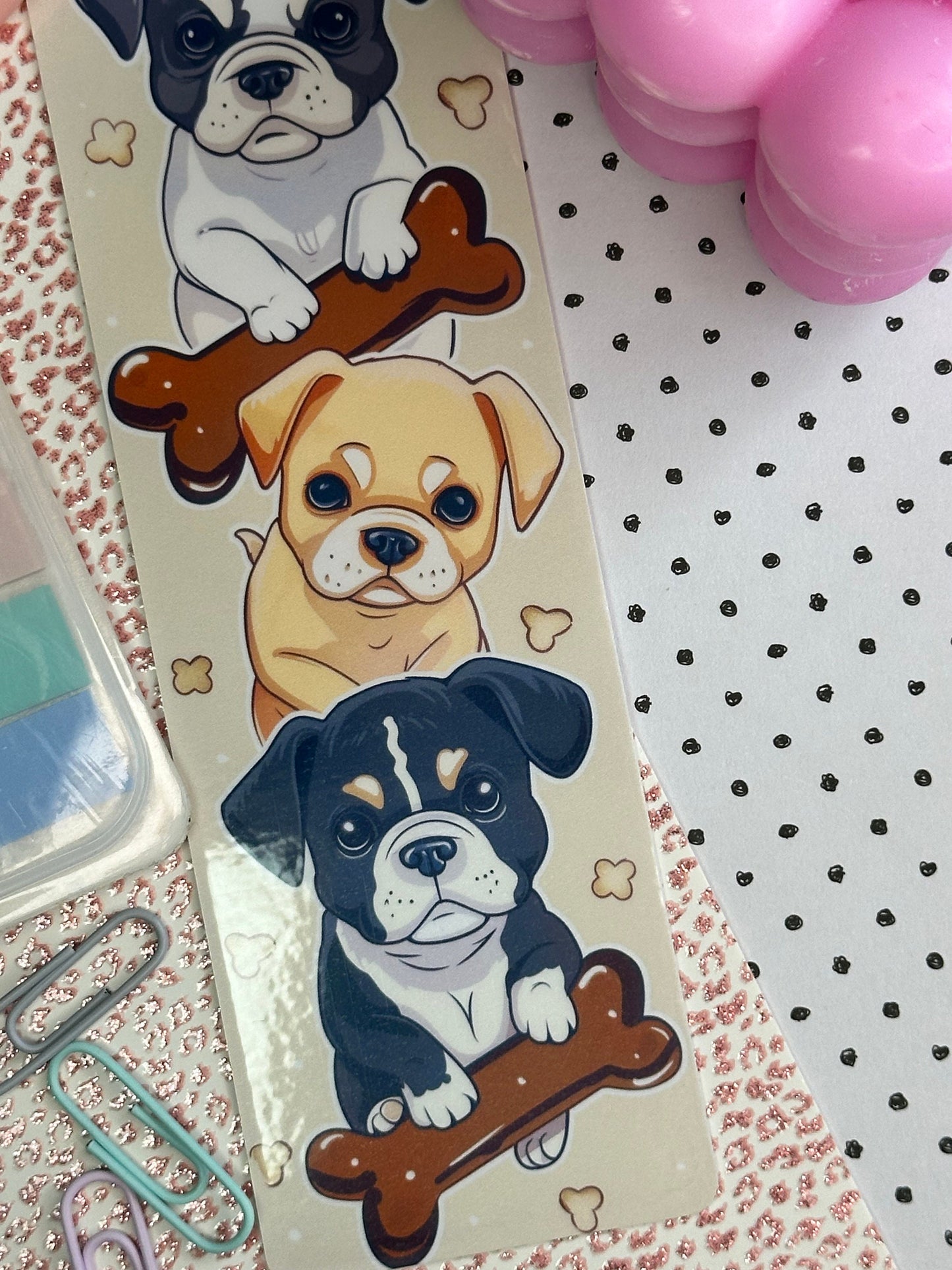 Cute Dog Bookmark | Puppy Bookmark | Stationary Gift | Cute Bookmark