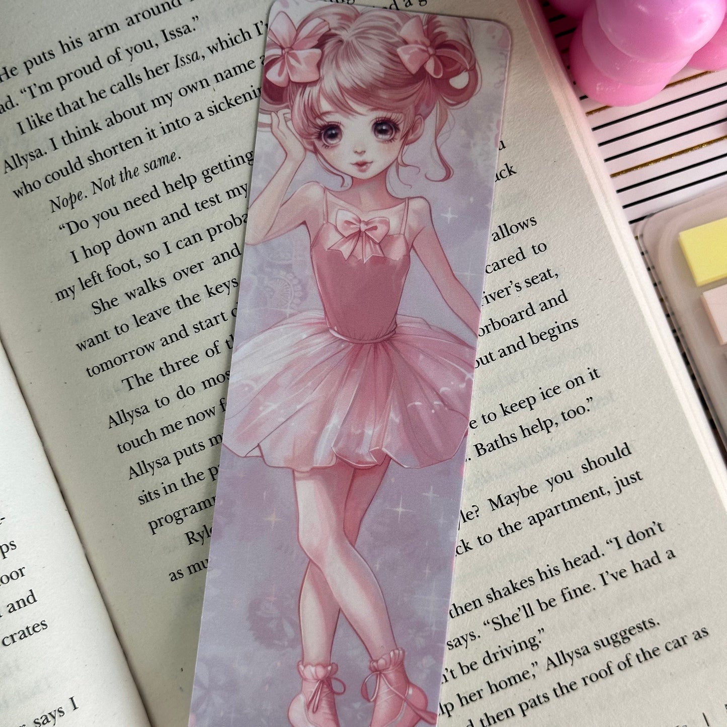 Ballerina Bookmark | Ballet Bookmark | Stationary Gift | Cute Bookmark | Cute Ballerina | Anime Bookmark