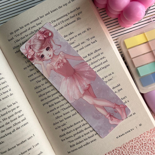 Ballerina Bookmark | Ballet Bookmark | Stationary Gift | Cute Bookmark | Cute Ballerina | Anime Bookmark