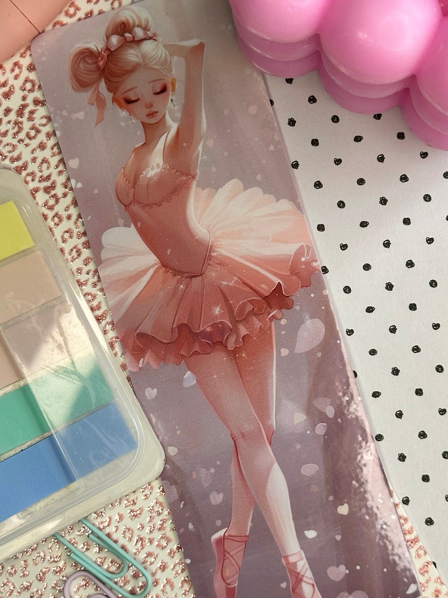 Ballerina Bookmark | Ballet Bookmark | Stationary Gift | Cute Bookmark | Cute Ballerina | Anime Bookmark