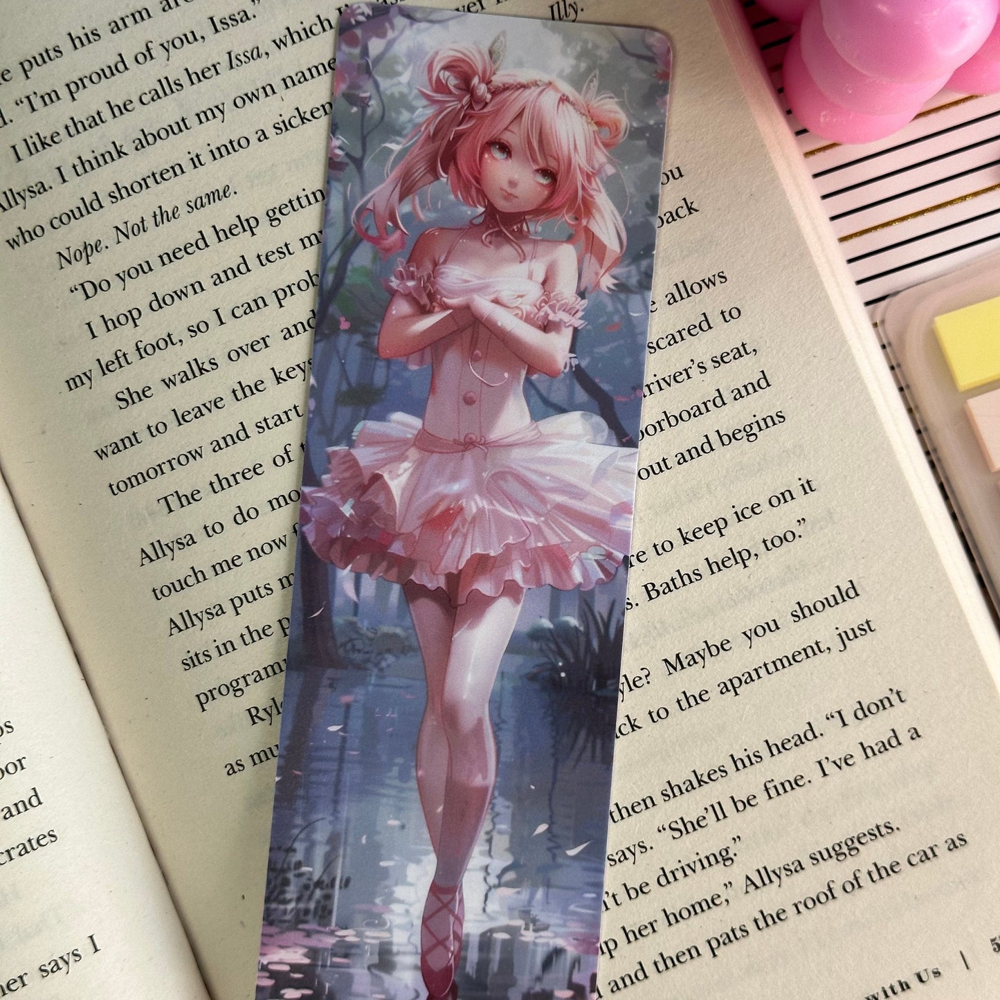 Ballerina Bookmark | Ballet Bookmark | Stationary Gift | Cute Bookmark | Cute Ballerina | Anime Bookmark