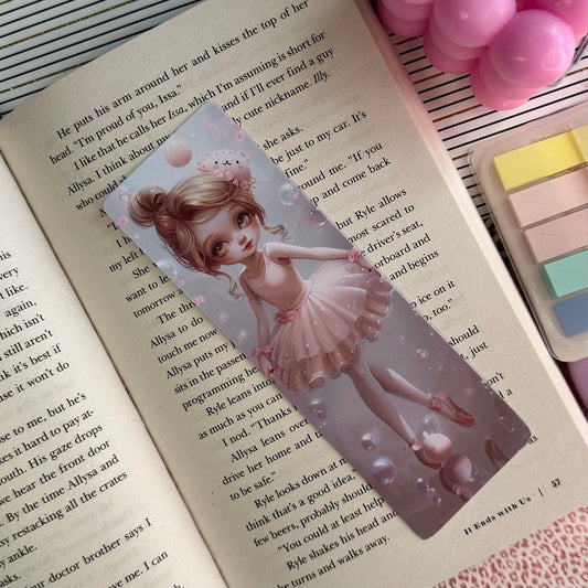 Ballerina Bookmark | Ballet Bookmark | Stationary Gift | Cute Bookmark | Cute Ballerina | Anime Bookmark