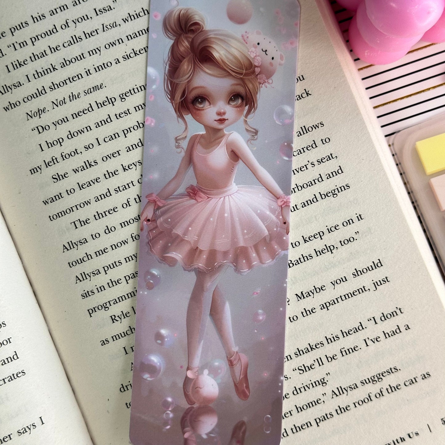 Ballerina Bookmark | Ballet Bookmark | Stationary Gift | Cute Bookmark | Cute Ballerina | Anime Bookmark