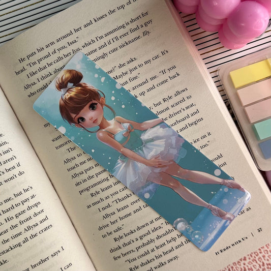 Ballerina Bookmark | Ballet Bookmark | Stationary Gift | Cute Bookmark | Cute Ballerina | Anime Bookmark