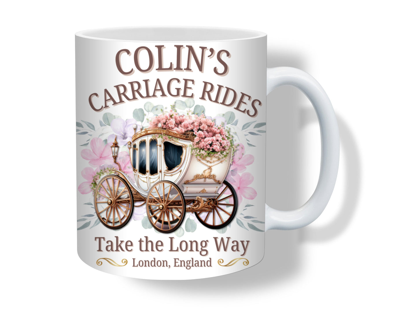 Colins Carriage Rides Bridgerton Mug