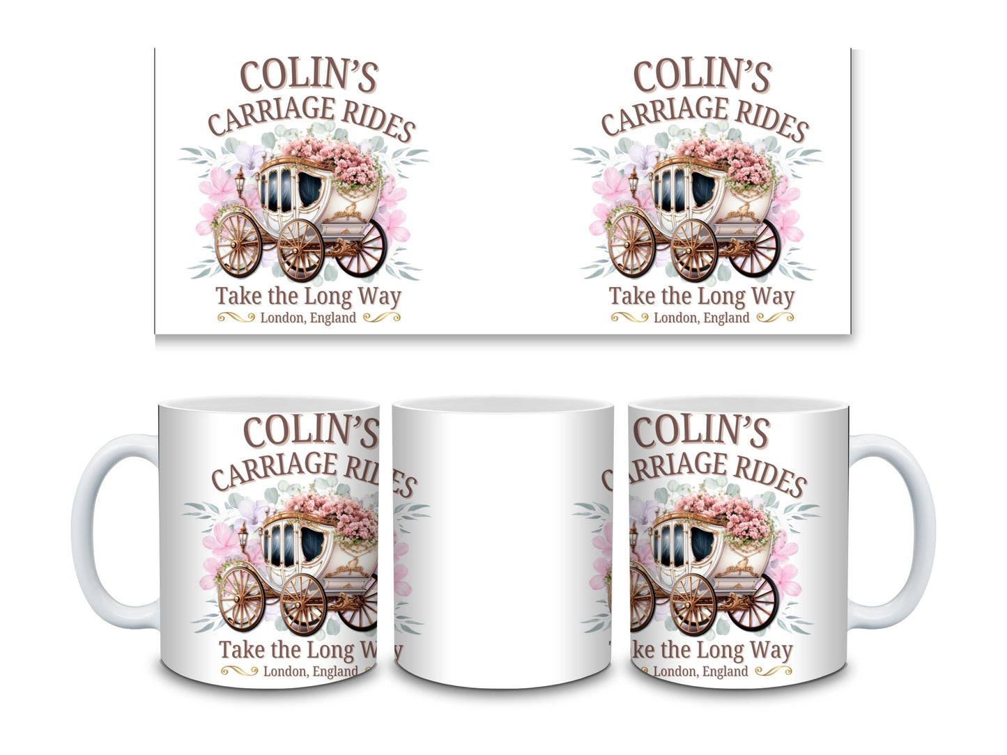 Colins Carriage Rides Bridgerton Mug